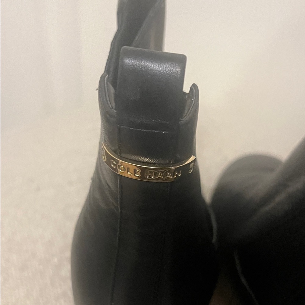 Cole Haan Black Leather Ankle Booties - Picture 16 of 16
